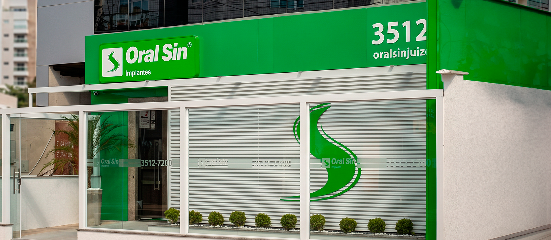 Fachada da Oral Sin em Juiz de Fora